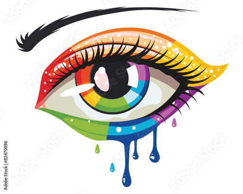 Rainbow Colors Eye