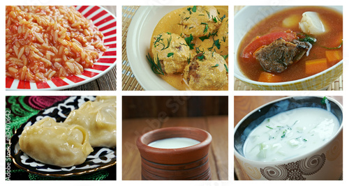 Food set orientalt cuisine