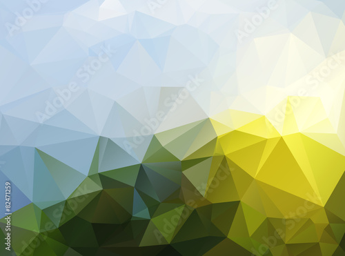 Abstract Natural Triangle Polygonal background