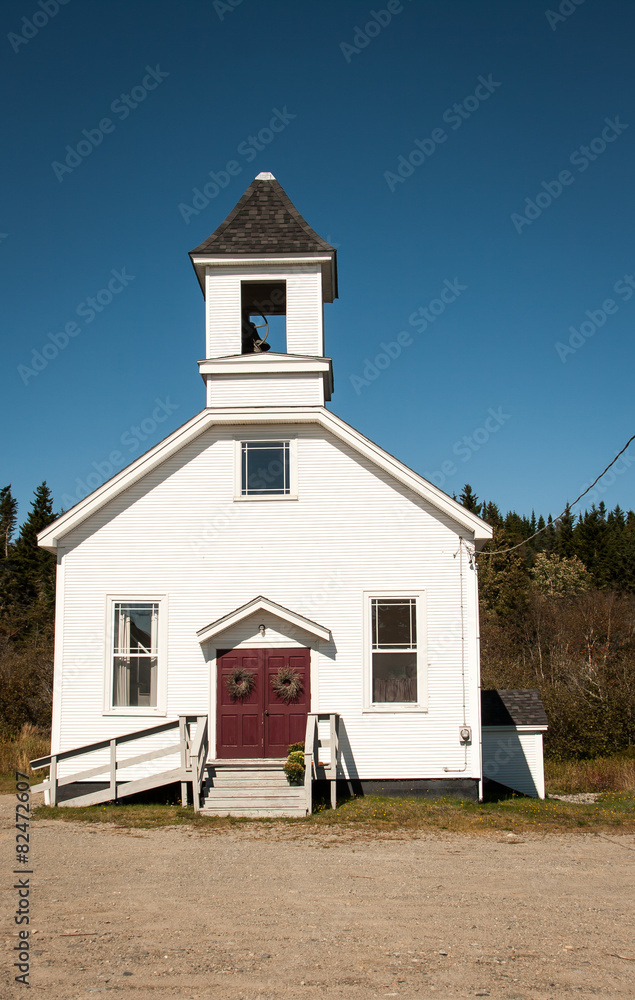 rural white church