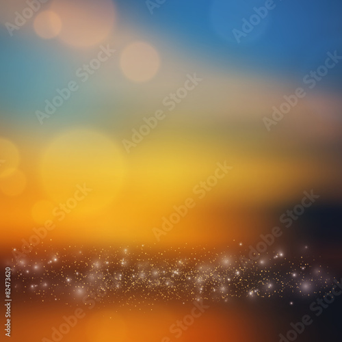 Abstract blurred bokeh effect background © darkbird