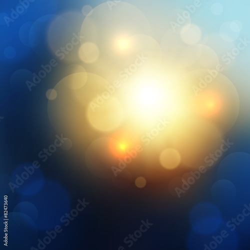 Abstract blurred bokeh effect background