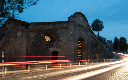 Famagusta Gate historical building landmark, Nicosia Cyprus.