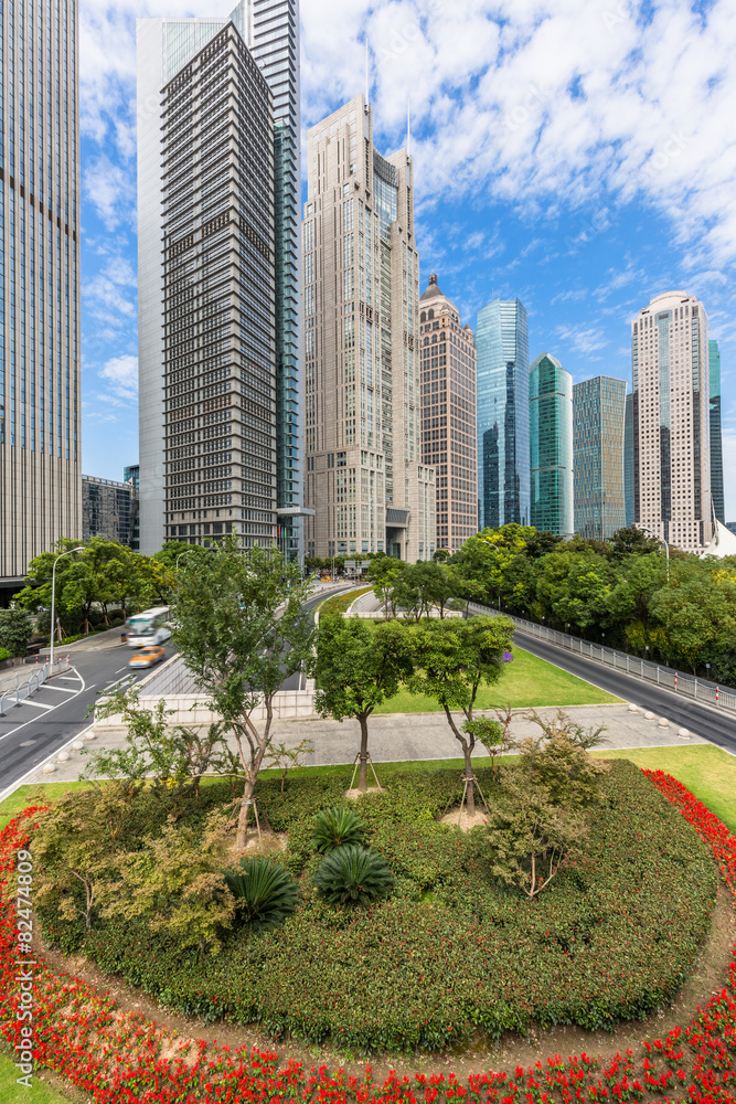 Fototapeta premium green of city