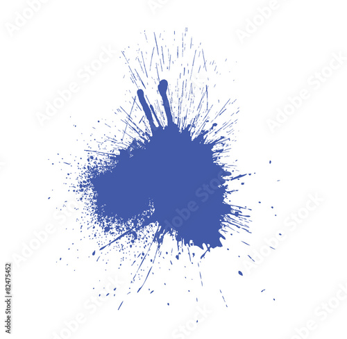 Grunge Blue Drops