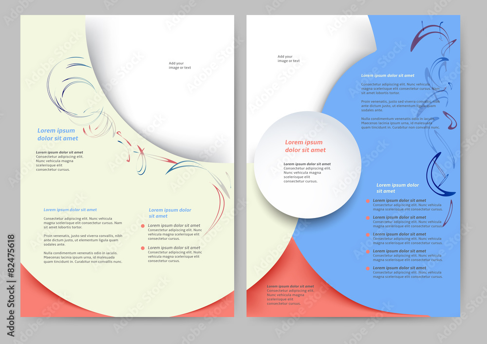 Abstract brochure template
