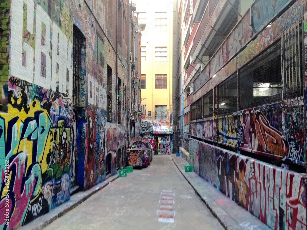 Graffiti lanes, Melbourne
