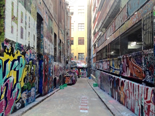 Graffiti lanes, Melbourne
