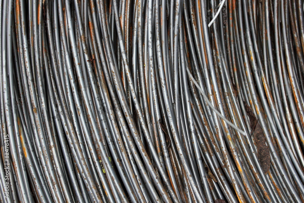 texture of metal wire