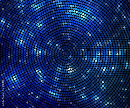 Abstract background. blue abstract banner halftone circle