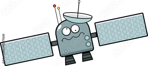 Cartoon Satellite Dizzy