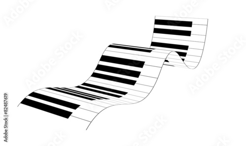 pianoforte, tastiera, note, tasti