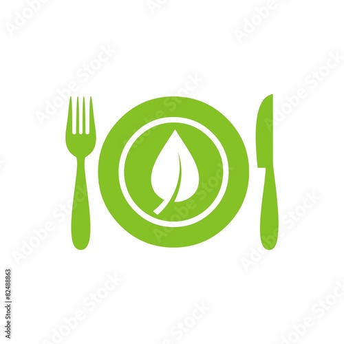 Healthy food menu icon