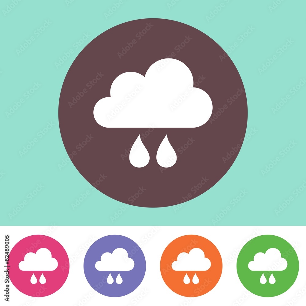Rain cloud icon Rain cloud icon