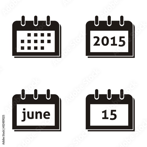 Calendar icons