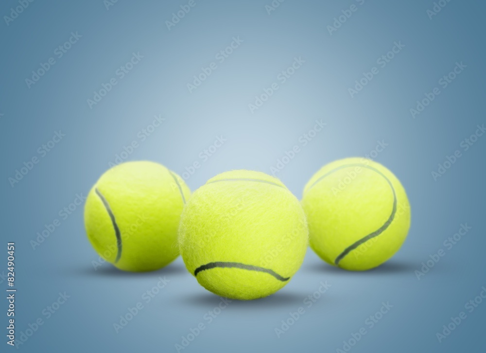 Tennis. Three tennis balls