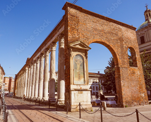 фотографія Retro look Colonne di San Lorenzo Milan