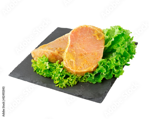 Pork steak/Schweinerückensteak