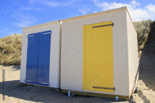 Strandhütten bei Domburg © Frofoto