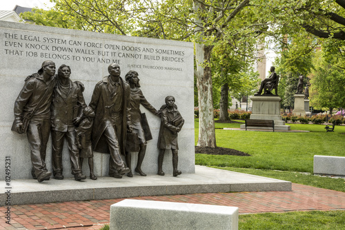 Civil Rights Monument Historic Capitol Square Richmond Virginia