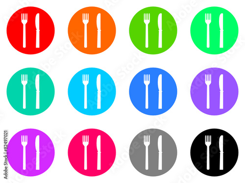 food vector web icon set