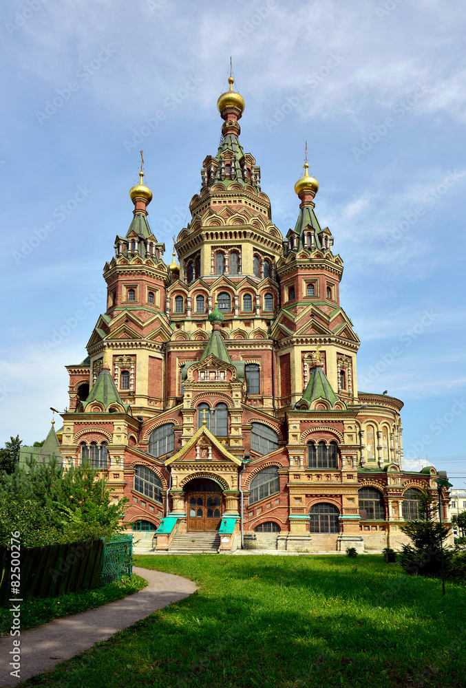 Peter and Paul Cathedral in Peterhof, St-Petersburg, Russia.
