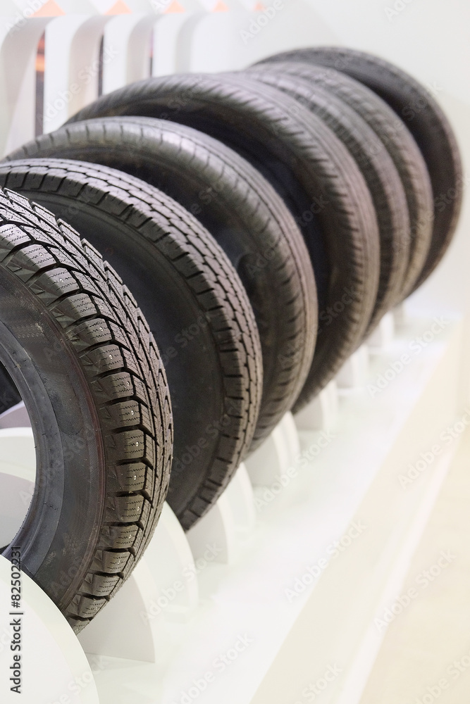 Stack of car tires Stack of car tires