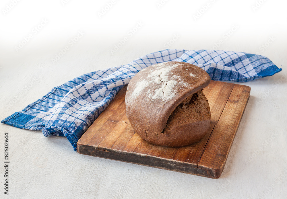 Stockfoto Fresh rye bread Tabatiere on the French recipe Adobe Stock