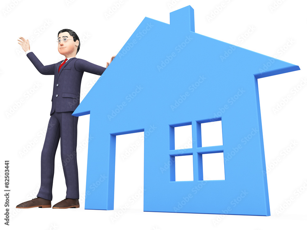 Real Estate Realtor Shows For Sale And Builds Real Estate Realtor Shows For Sale And Builds
