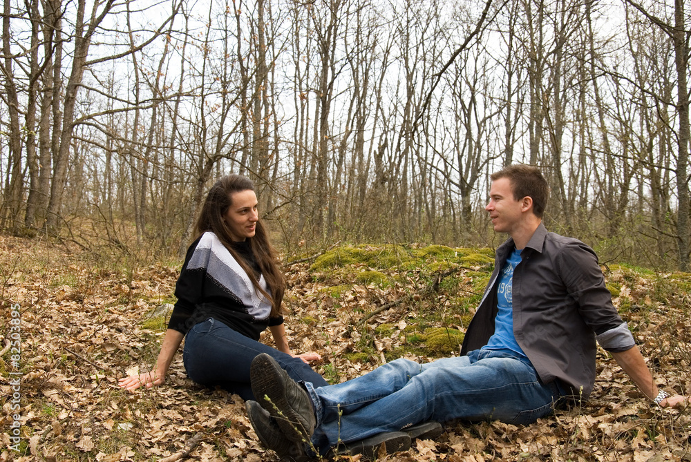 Enjoying in the forest Enjoying in the forest