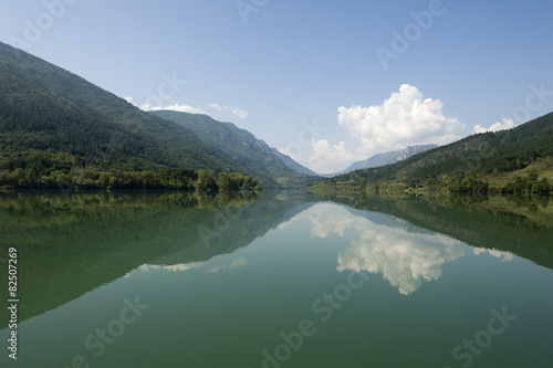 Beautiful landcape of river Drina
