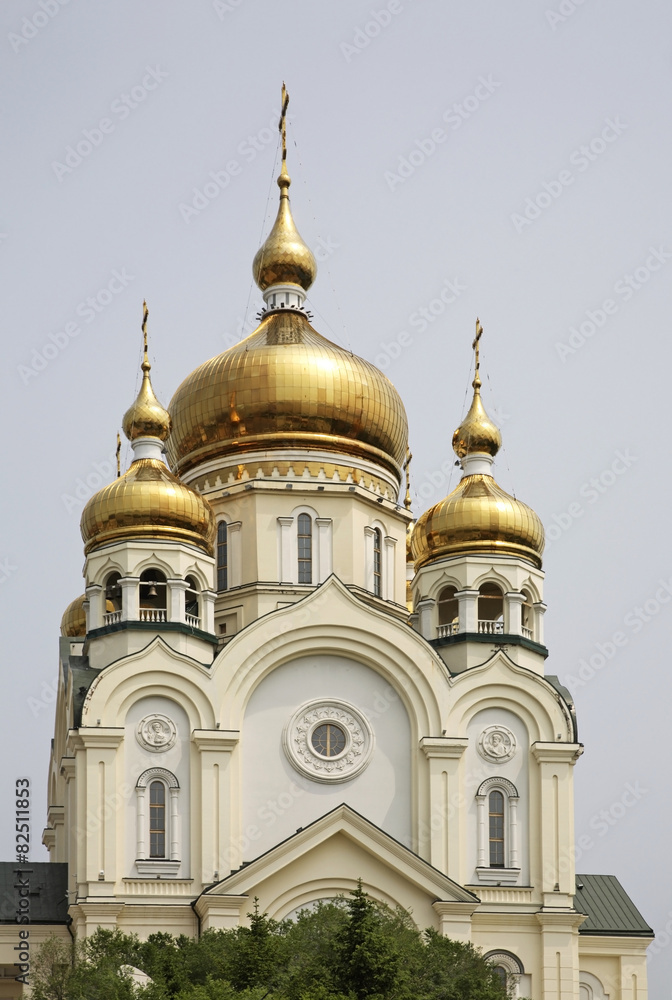 Transfiguration Cathedral in Khabarovsk. Russia Transfiguration Cathedral in Khabarovsk. Russia