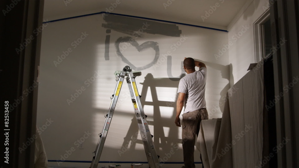man painting man painting