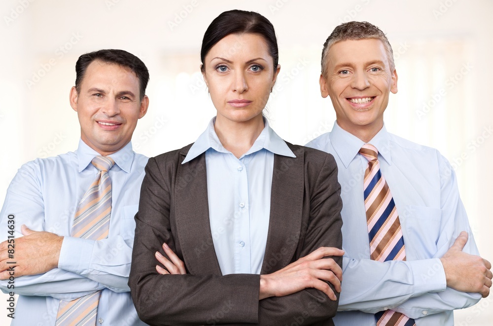 Business. Confident team Business. Confident team