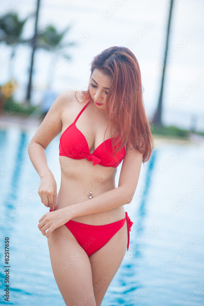 Sexy girl in bikini