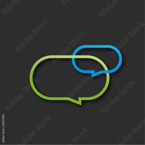 Wallpaper Mural bulle de dialogue Torontodigital.ca