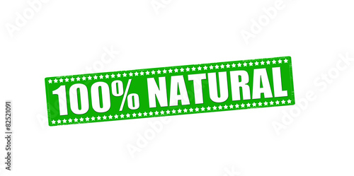 One hundred percent natural