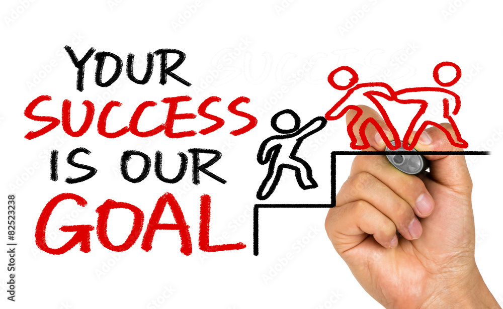 your success is our goal StockFoto Adobe Stock