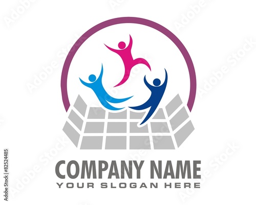 people person figur logo image vector