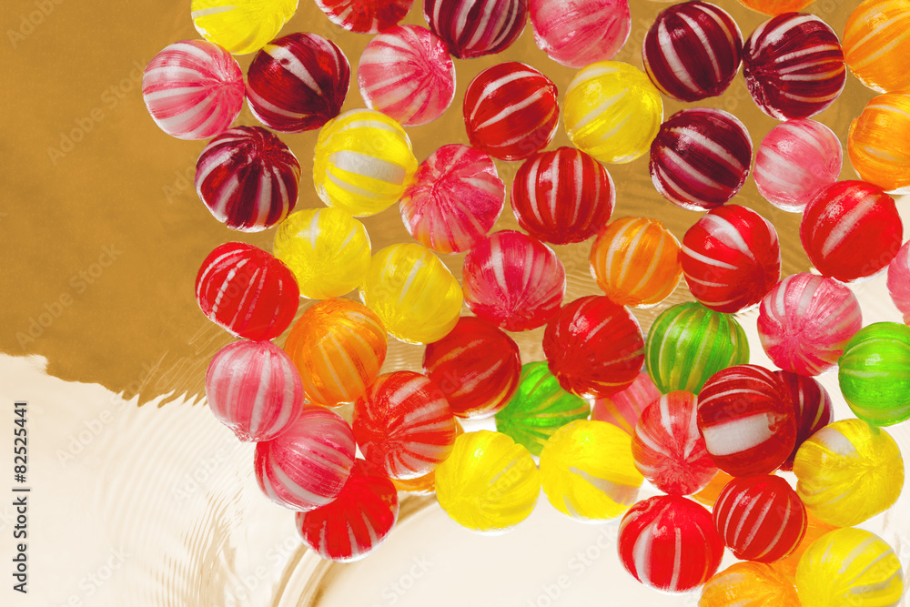 日本のカラフルな可愛い飴 Stock Photo Adobe Stock