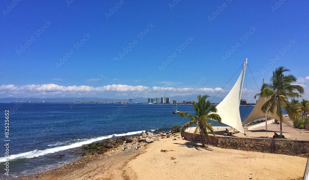 view on puerto vallarta in mexico view on puerto vallarta in mexico