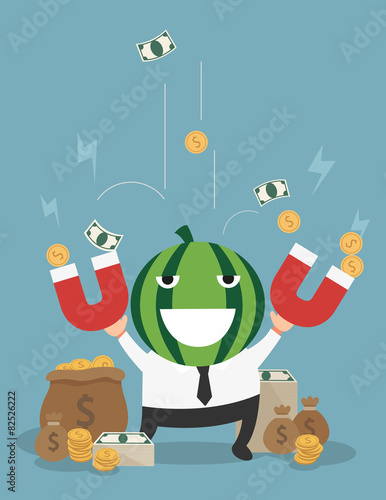 The man becomes the billionaire from his successful business