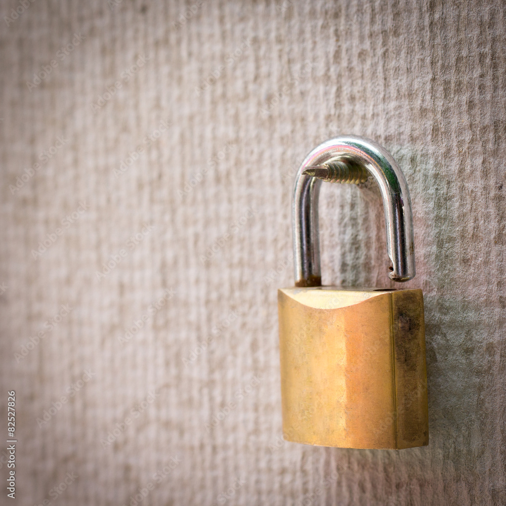 Fototapeta premium Metal padlock