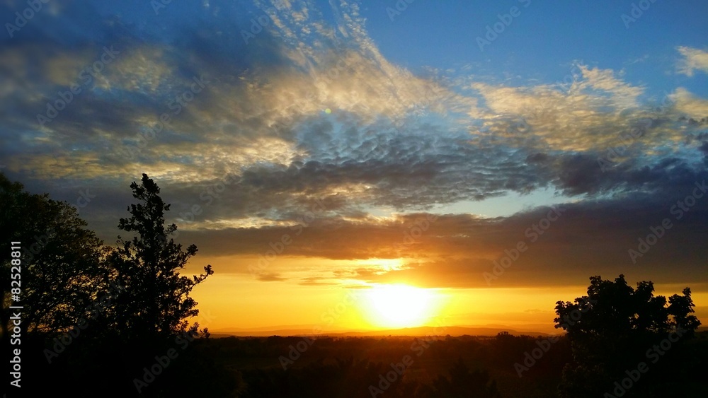 Fototapeta premium Début de nuit