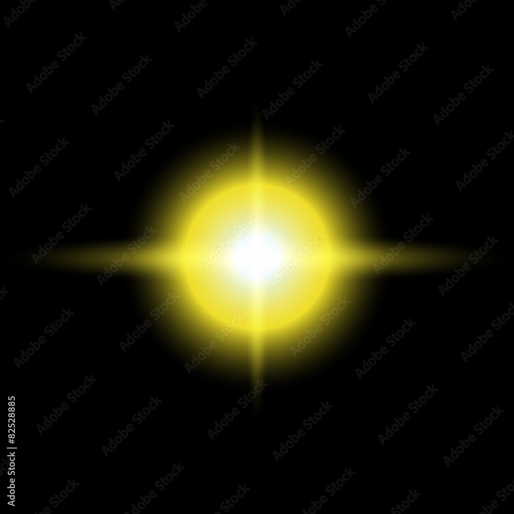 Yellow Star burst vector illustration Yellow Star burst vector illustration
