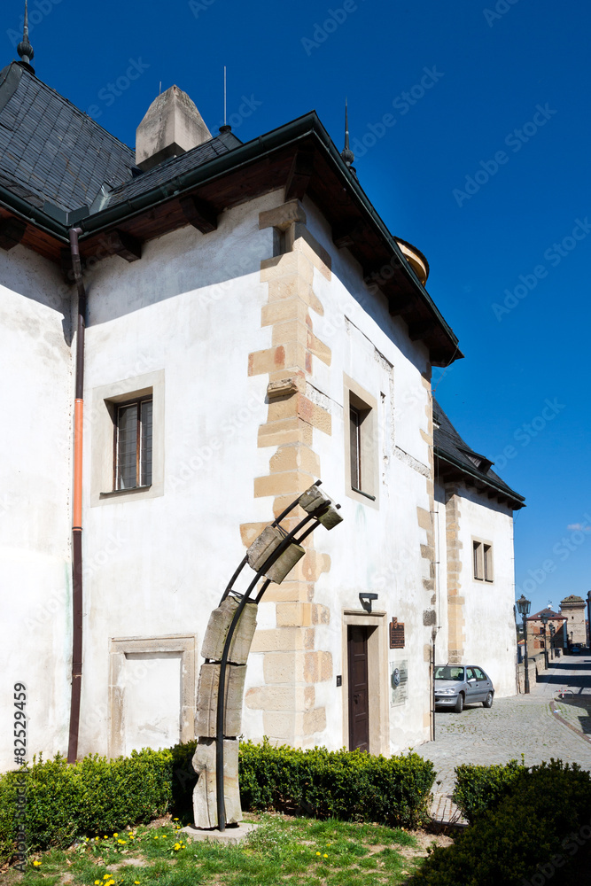 gothic  castle Hradek,, Mlada Boleslav, Czech republic, Europe