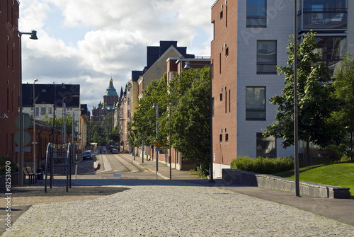 Downtown of city in Europe