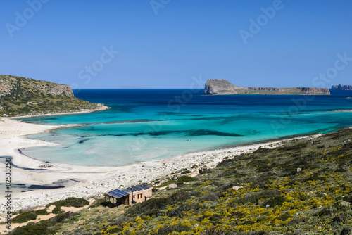 Balos Bay in west Crete, Greece