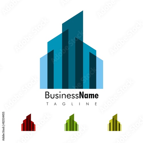 city building vector logo icon