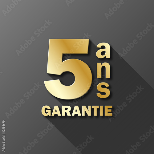 Icône GARANTIE 5 ANS (anniversaire palme prix excellence)